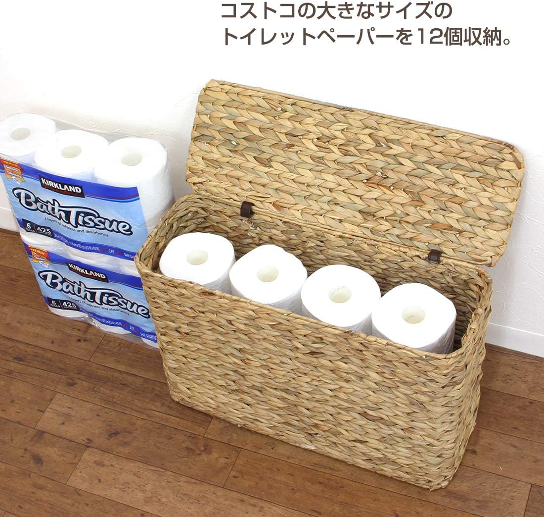 Amazon ウォーターヒヤシンス 収納 薄型バスケット Lサイズ かご バスケット オンライン通販