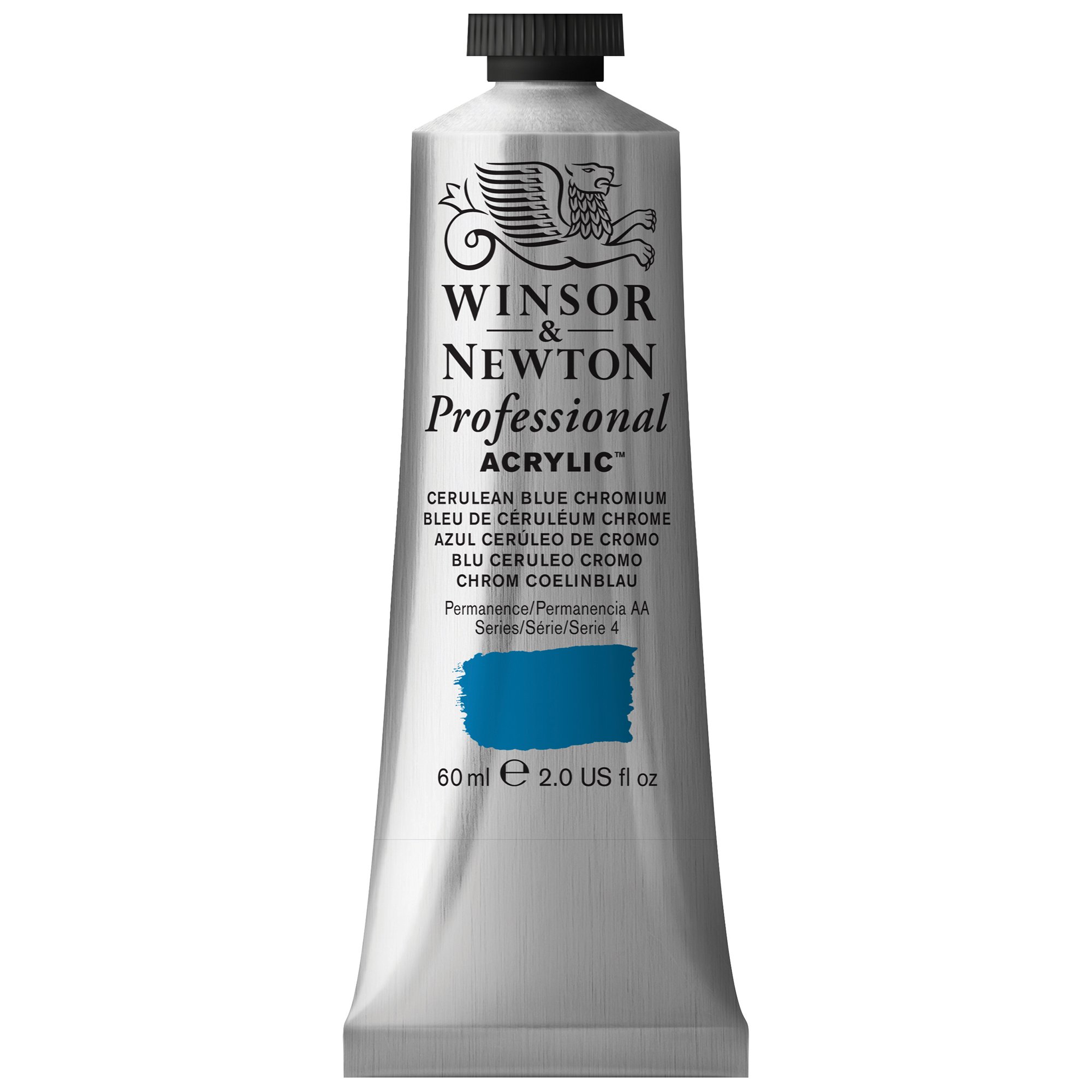 Winsor & Newton 60 ml Professional Acrylic Colour - Cerulean Blue Chromium