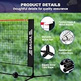 BAGAIL Badminton Net Foldable Nylon Net Adjustable Outdoor Tennis Volleyball view 4