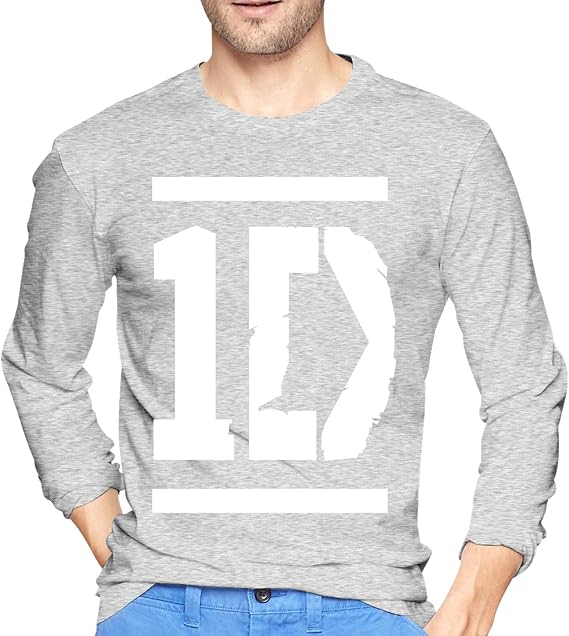 Amazon Co Jp One Direction 1 メンズ長袖tシャツションプリントトップtシャツギフトblack 服 ファッション小物