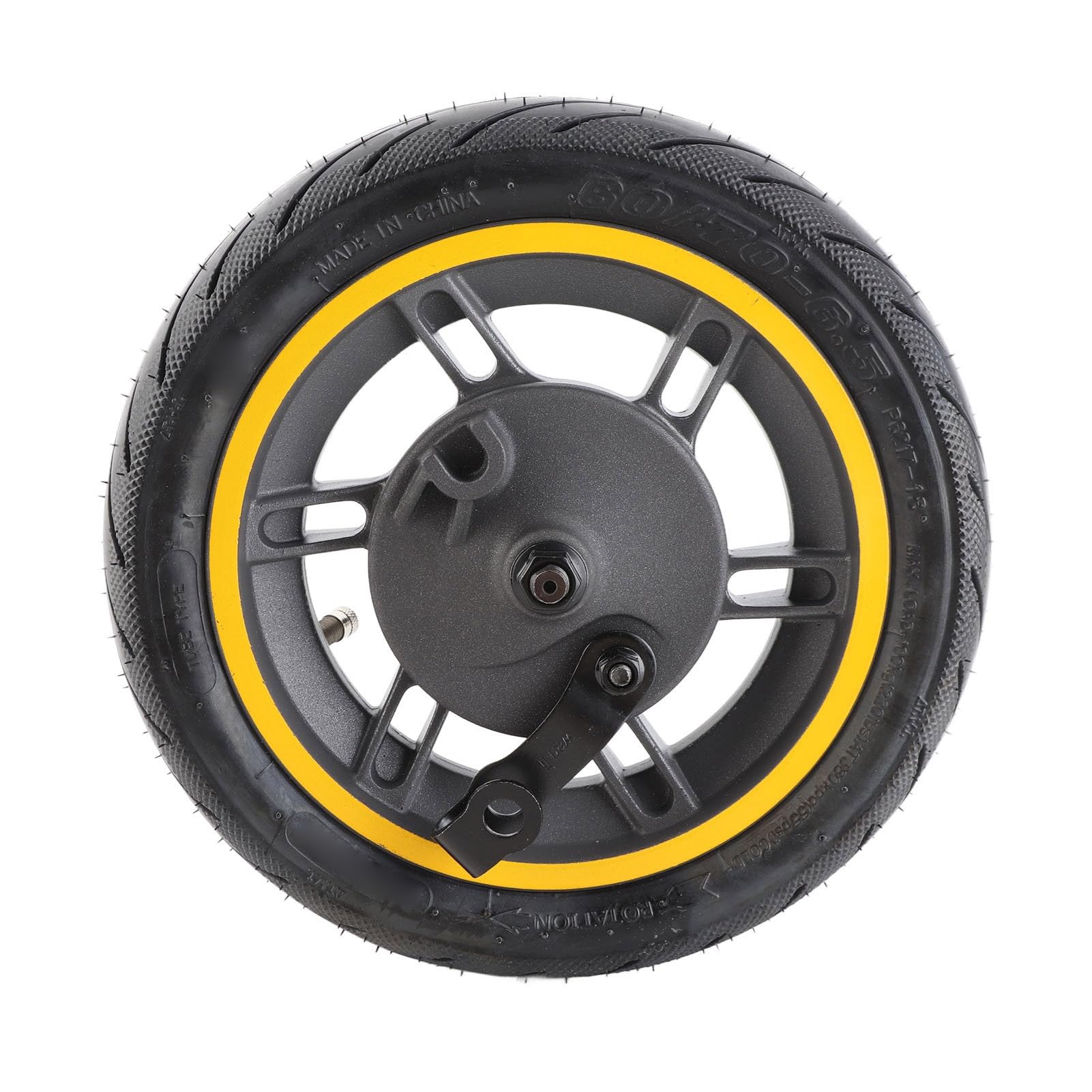 Electric Scooter Wheel, Lightweight Aluminum Alloy Hub with Durable Rubber Tire, Replacement Wheel for ninebot 9 MAX G30, Perfect for City Commute, Daily Travel, and Short Trips