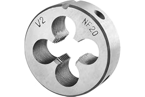 Burkit 1/2"-20 UNF Round Threading Die, 1/2 x 20 UNF Machine Thread Die Right Hand