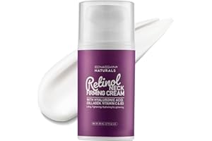ENASKIN NATURALS Retinol Neck Firming Cream: Advanced Face Tightening and Lifting Cream with Hyaluronic Acid, Collagen and Vitamin - Tightening Wrinkles, Firming Sagging Skin on Face, Neck, Décolleté - 2.7 Oz