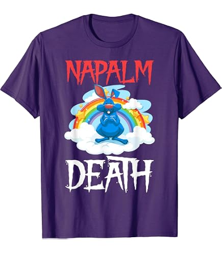 Amazon.com: Napalm Death Men's Scum Village T-Shirt Small