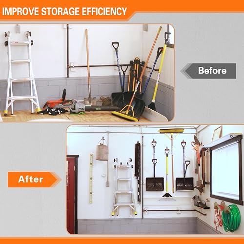 Peoev 4 Pack Garage Hooks Heavy Duty Large S Hooks For Hanging No