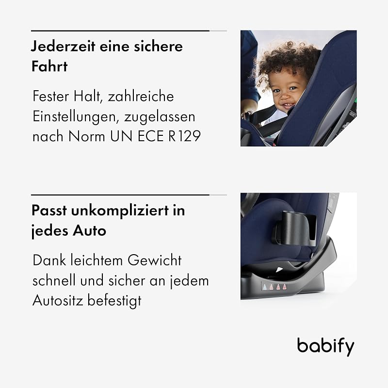 Kindersitz, Autositz für Kinder von 40-150 cm, Mitwachsender Auto Kindersitz, Bequemer Auto Sitz für Kinder, Langlebiger & Verstellbarer 3-in-1 Kinderautositz, Sicherer Auto-Kindersitz