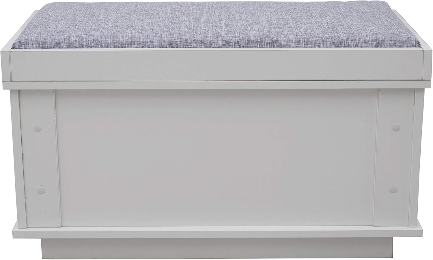  Brand – Ravenna Home Upholstered Entryway Cushioned Storage Bench - 31 1/2-Inch, White: Furniture & Decor