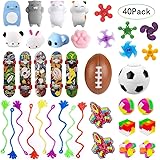 Aibequ 40 Pack Party Favors for Kids 3-4-8-12, Carnival Prizes, Prizes Box Toys for Classroom, Treasure Box Birthday Party, Goodie Bag Stuffers, Pinata Fillers, Stocking Stuffers