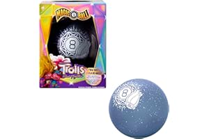 Mattel Games ​Magic 8 Ball DreamWorks Trolls Band Together Novelty Game, Sparkling Fortune-Telling Toy for Family & Game Nights