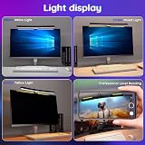 Gugxiom Curved Monitor Light Bar Eye Caring PC LED Lamp 3 Color RGB Black 5V view 7