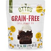 Otto's Naturals Grain-Free Classic Brownie Mix, 11.1 Oz. | Top 9 Allergen-Free, Versatile for Baked Treats, Made with Organic Cassava Flour, Gluten Free, Non-GMO, Vegan, Plant-Based