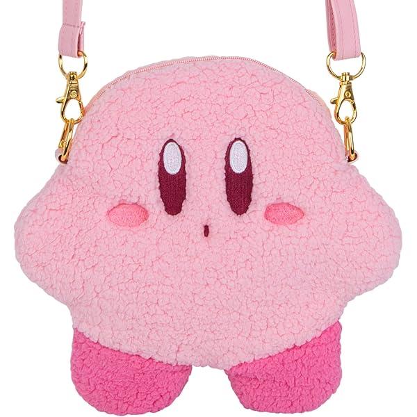 Amazon.com: Kirby Fluffy Coin Purse – Soft Plush Wallet- Sleepy