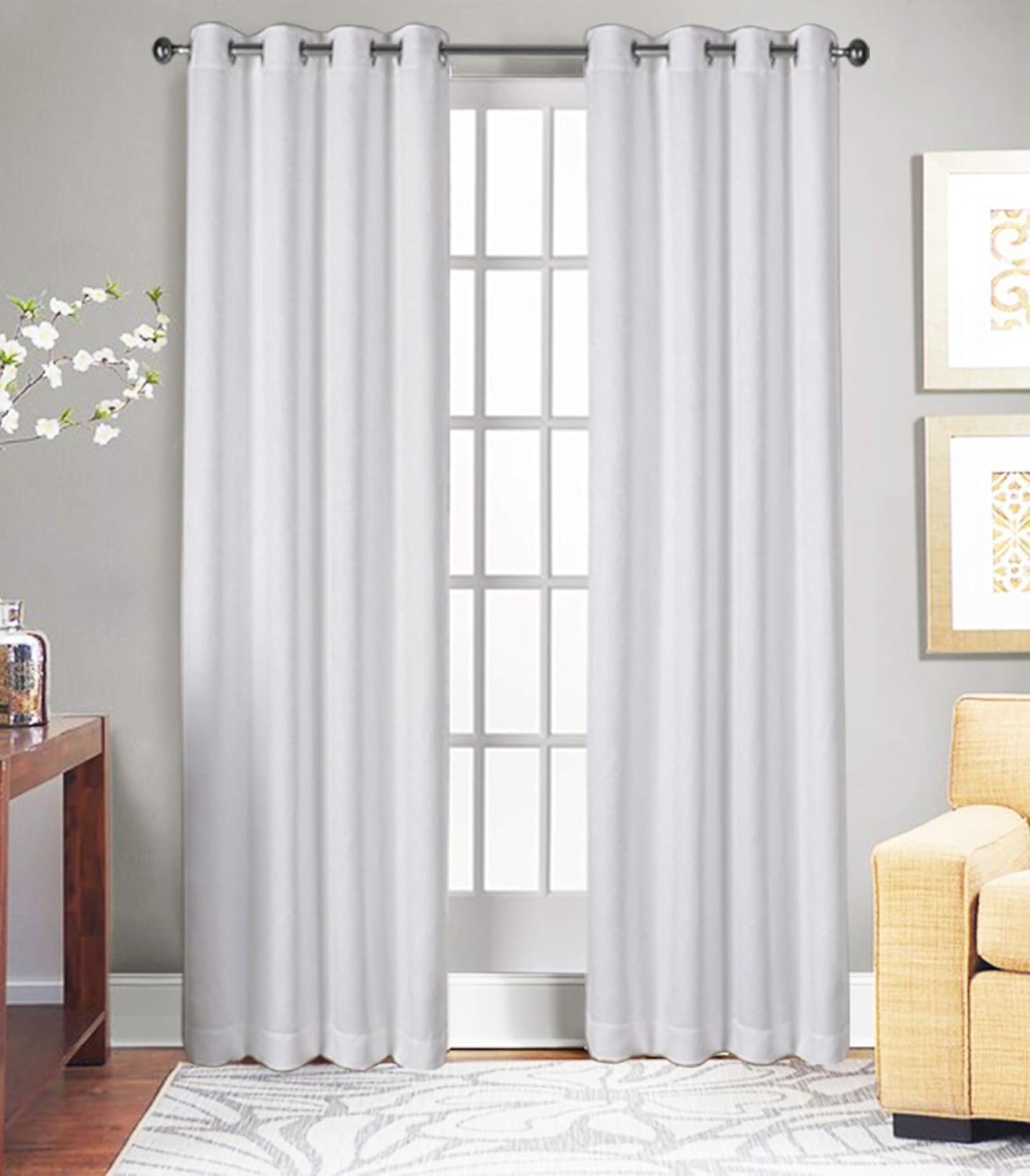 Best living room curtains with woods