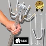 Smith & Barker Galvanised Fencing Pins 8mm with 25m Plastic Mesh Barriers view 2
