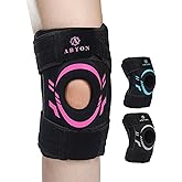 ABYON Knee Brace for Women Plus Size Stabilizer for Knee Pain, Meniscus Tear, Arthritis, Acl, Mcl Pain–[Patented] Adjustable Wrap Patella Stability with Medical-Grade Compression for Fast Recovery – See How to Size Video Before Ordering