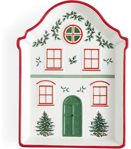 Amazon.com - Spode Christmas Tree Cookie Jar with Lid, 8.5 Amazon.com - Spode Christmas Tree Cookie Jar with Lid, 8.5