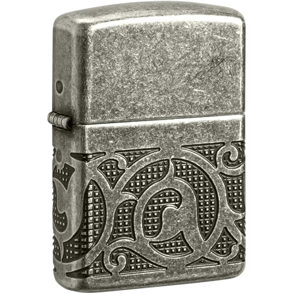 ギア2 パラレル　箔押し Zippo Classic Arabesque Logo Oxidized Gold Plating 5-Sides