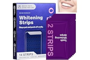 Purple Teeth Whitening Strips, Gentle Purple Whitening Strips, Portable Teeth Whitening Strips Removes Yellow Stains and Bad 