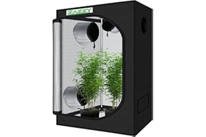 zazzy Tent for Plants Indoor, 48"x24"x60" Grow Tents Plant Tent 600D Mylar Reflective Grow Tent for Hydroponics Indoor Growing 4x2