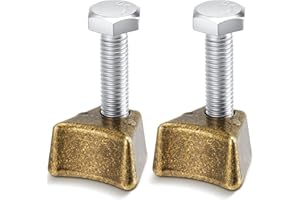 MorningRo 2 Pcs Pool Ladder Anchors Bronze Wedge Assembly Swimming Pool Stair Rail Anchor with Bolt Compatible with Perma Cast 3", 4" Hand Rail Anchors Sockets Ladder Parts Brackets