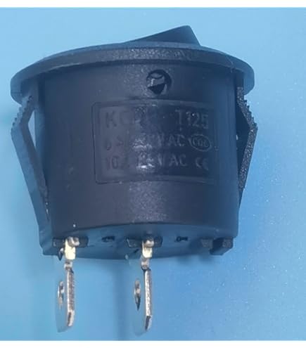 Lot De 10 Interrupteurs à Bascule Ronde Bateau SPDT 3 Broches - 250V/10A - Marque Uxcell - Neuf