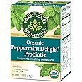 Traditional Medicinals Organic Peppermint Delight Probiotic Tea Supports Healthy Digestion (16 Count (Pack of 6))