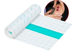 HEALQU Tattoo Aftercare Bandage - 10 in x 3.3 yd Roll of Second Skin Tattoo Cover up patch - Latex Free Tattoo Wrap for Effective Skin Protection - Transparent Film dressing Waterproof Tattoo Cover