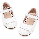 Stelle Girls Dress Shoes Toddler Mary Jane Shoes Flats with Bow for Toddler/Little/Big Kids