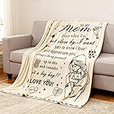 Mom Blankets for Mom, Birthday Christmas Mother's Day Soft Throw Blanket Gifts from Daughter Son(60 * 80)(60 * 80)