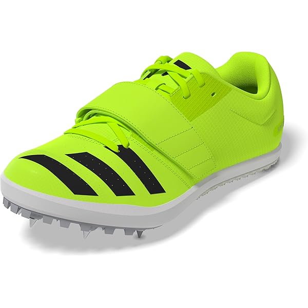 Amazon.com | adidas Adizero TJ/PV Unisex Shoes Size 14.5, Color: Footwear  White/Core Black/Green Spark | Track & Field & Cross Country