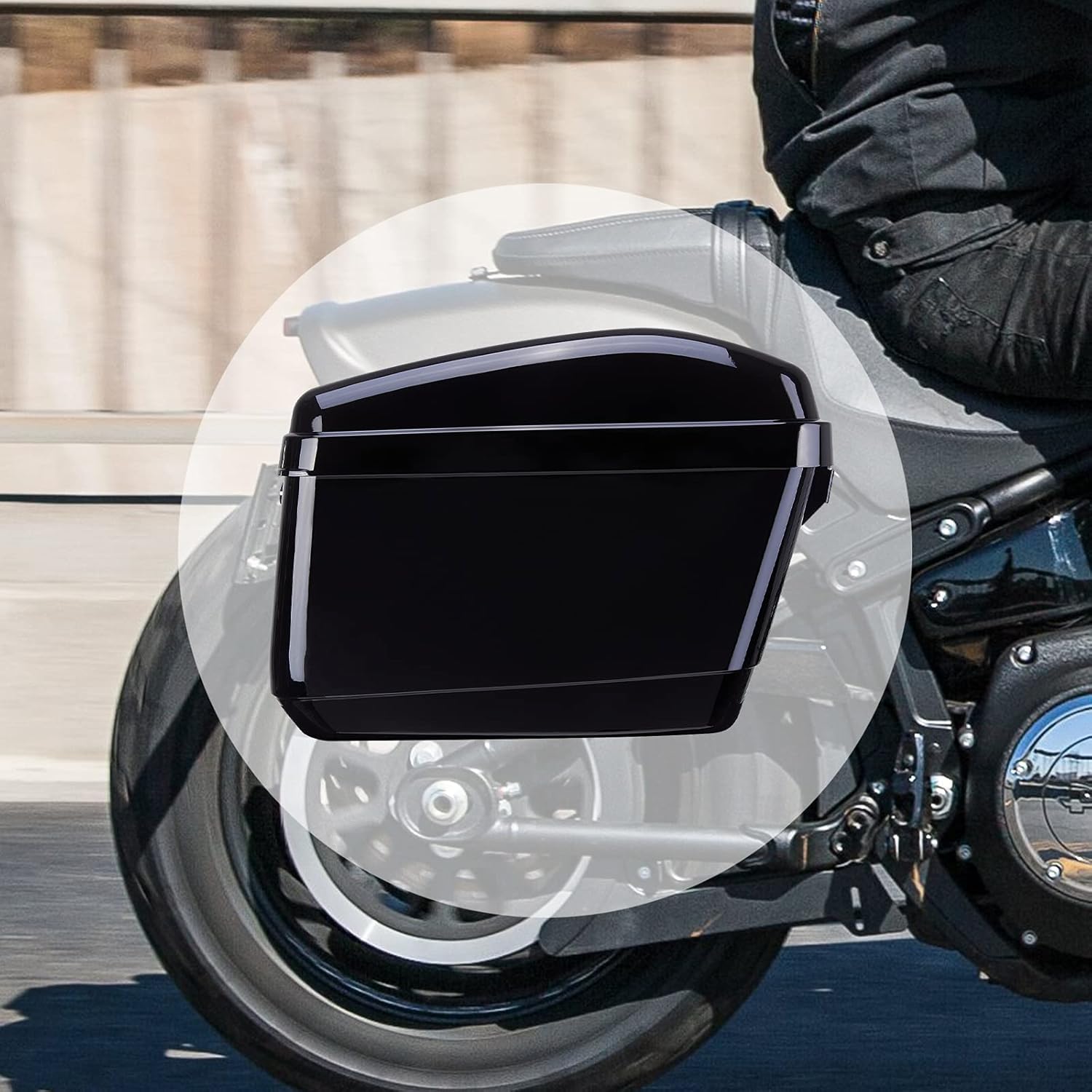 Motorcycle Hard Saddlebags Saddle Bags compatible with vulcan 800 900 Vstar 650 1100 1300 Softail with Mounting Kits: Automotive