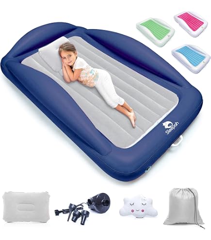 Berço Portátil Inflável Colchão Inflável Infantil Sleepah - Completo ...