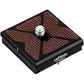 LEFTFOTO 40mm Arca Swiss Metal Universal Camera Quick Release Plate Fits Arca Type Clamp for DSLR Camera Tripod Ballhead