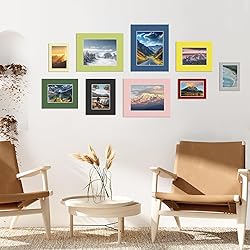 Egofine 14 Packs Mixed Colors 11x14 Picture Frame