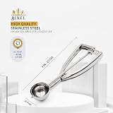 Bixel Large Ice Cream Scoop with Trigger 6.3cm 304 Stainless Steel view 2