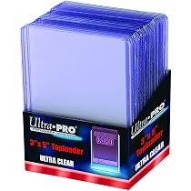 Ultra PRO 3x5 Toploaders – 25 Pack, Semi-Rigid Holders For Cards Up To 2.75x5, Acid-Free