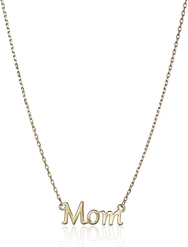 14k mom necklace