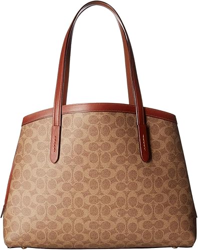 coach charlie signature canvas carryall tote