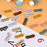 Vin Beauty 50 Pcs Handmade Leather Labels for Crafts - 10 Colors view 3