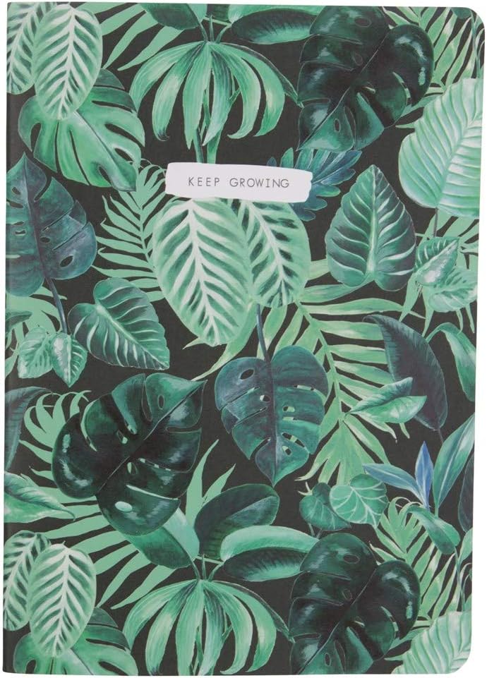 Sass & Belle Botanical Jungle A5 Notebook, Green