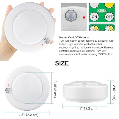 Buy Hongut Battery Powered Led Ceiling Light Indoor Motion Sensor Light With Remote Wireless Shower Light Stick Overhead Light For Ceiling Closet Cabinet Bathroom Hallway Stair Wall Shed Online In Switzerland B08xbd3q