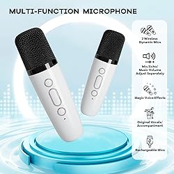 YLL Mini Karaoke Machine for Kids Adults, Portable
