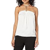 Ramy Brook Women's Carmen Satin Embellished Tie Neck Top