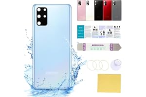 UooFide Compatible for Samsung Galaxy s20 Plus Back Cover Glass Replacement 6.7-Inches Galaxy s20 Plus SM-G985 SM-G986 All Carriers with Installation Manual + Repair Tool Kit (Cloud Blue)