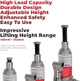 Simply Auto BJ4T Hydraulic Bottle Jack 4 Tonne 4000kg Silver view 5
