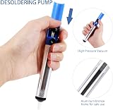 Desoldering Wick 2.5mm x 1.5m & Solder Sucker Pump Tool Blue view 5