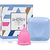 SHORDY Menstrual Cups (Large), Single Pack with Box, Soft & Flexible, Copa Menstrual Kit for Women Upto 12 Hours of Comfort, Eco-Friendly & Safer Alternative to Disc Pads Tampons (Pink)
