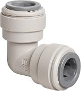 John Guest 1/2" Equal Elbow Tube OD Push-to-Connect Acetal Copolymer Fitting view 1