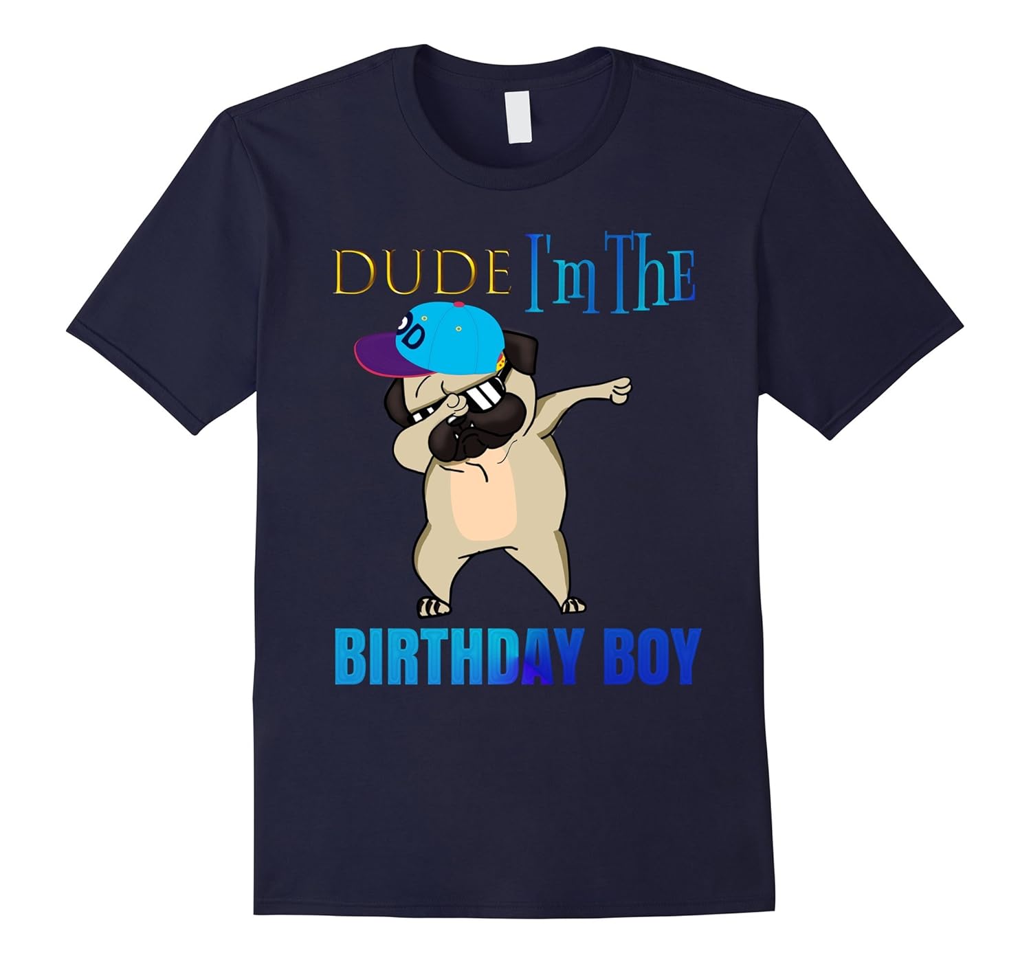 COOL: Dabbing PUG Birthday Boy Shirt Gift Idea-ANZ