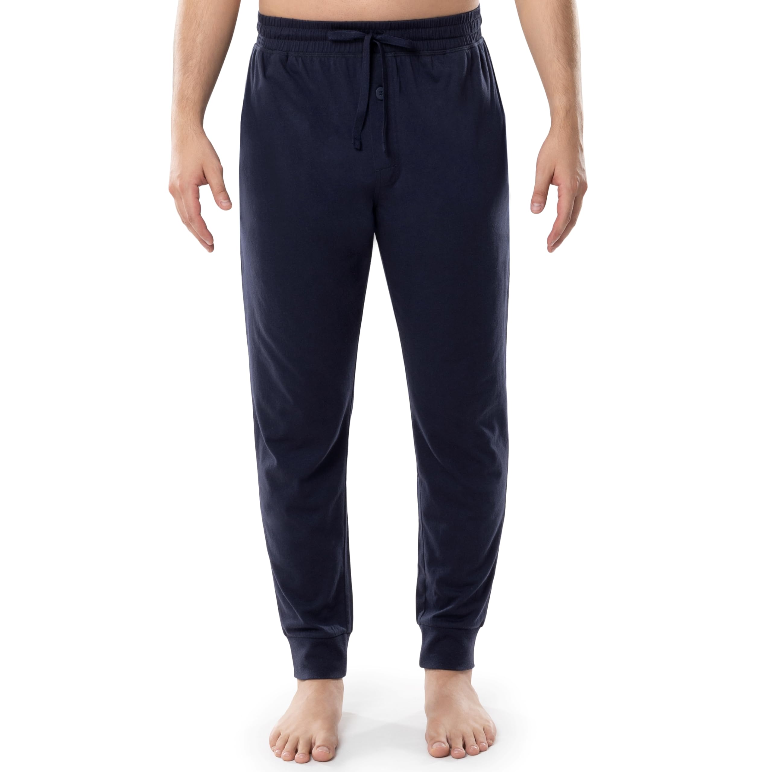 Photo 1 of *USED*
Fruit of the Loom Men's Jersey Knit Jogger Sleep Pant (1 and 2 Packs), Navy, 6X